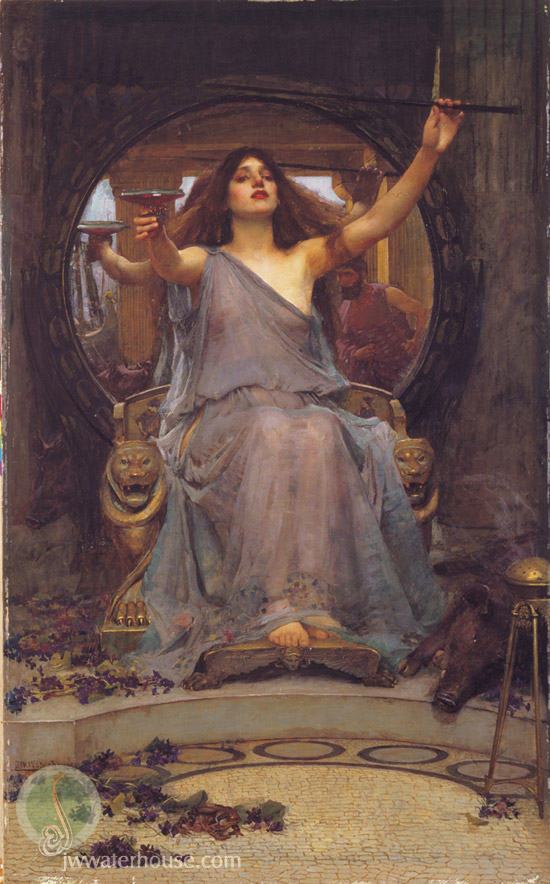John William Waterhouse: Circe Offering the Cup to Ulysses - 1891