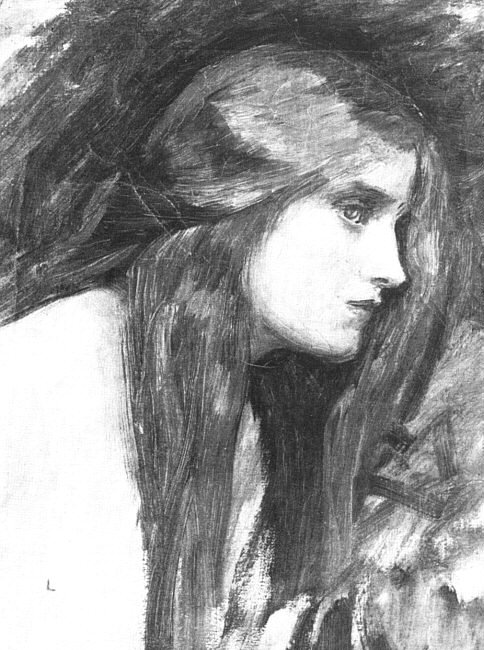 John William Waterhouse: Hylas and the Nymphs (study 1) - 1896