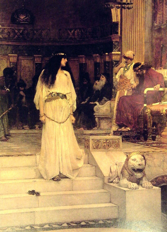 John William Waterhouse: Mariamne Leaving the Judgement Seat of Herod - 1887