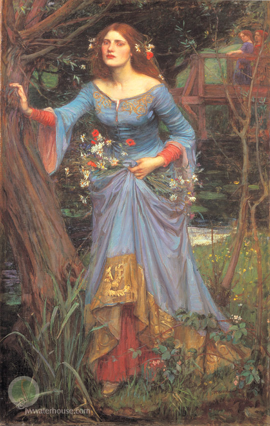 John William Waterhouse: Ophelia [blue dress] - 1905