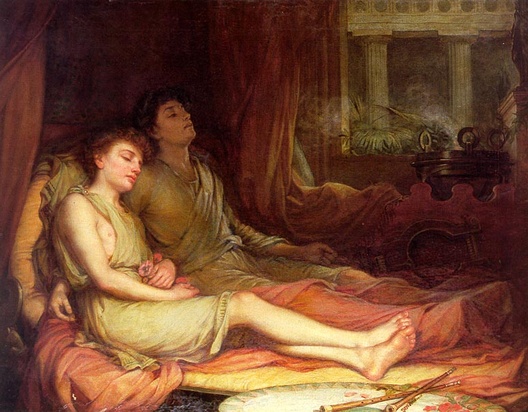 John William Waterhouse: Sleep and His Half Brother Death - 1874