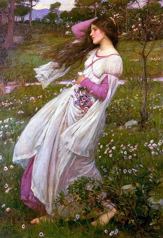 John William Waterhouse: Windflowers - 1903