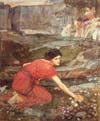 Maidens Picking Flowers by a Stream (study) (1911)